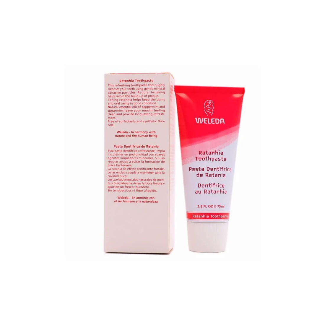 Weleda Pasta dentífrica de Ratania 75 ml detalles