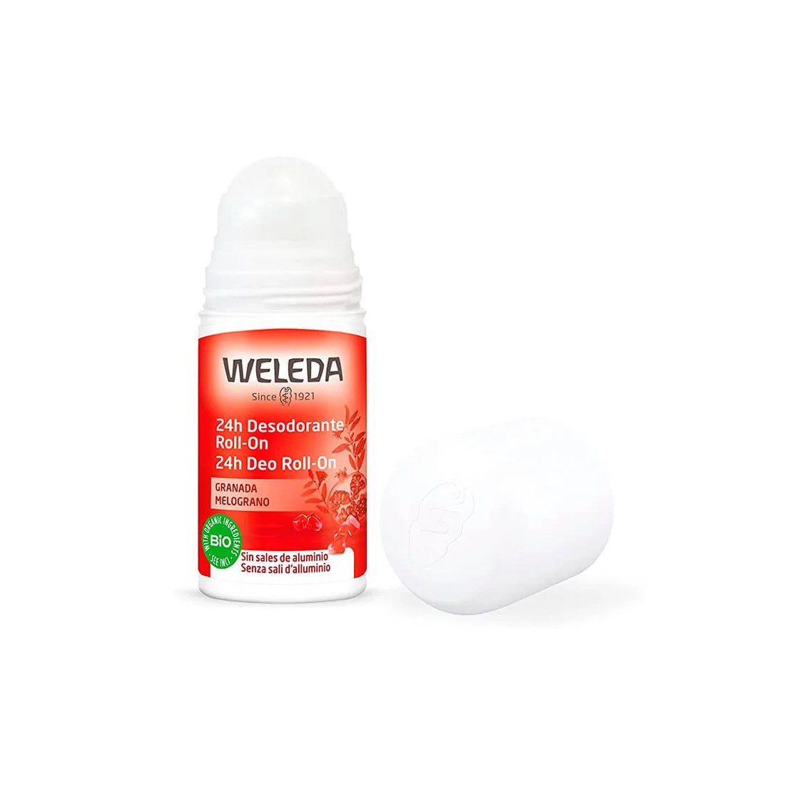 Weleda Desodorante Roll-On Granada 50 ml abierto