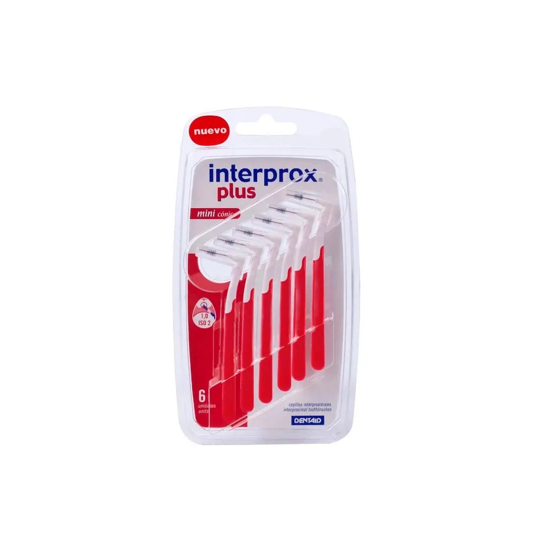 Cepillo Interprox Plus 2G Mini cónico Blíster 6 Uds