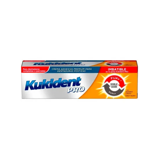 Kukident Pro Plus doble acción 60 gr envase