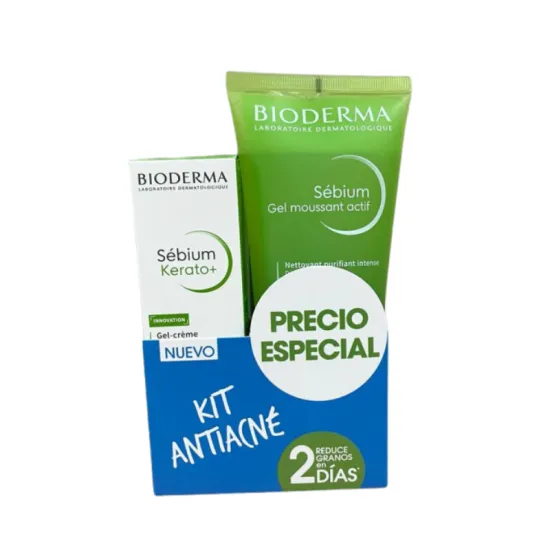 Bioderma Pack Antiacné Sebium Actif 200Ml + Sebium Kerato 30Ml Pack