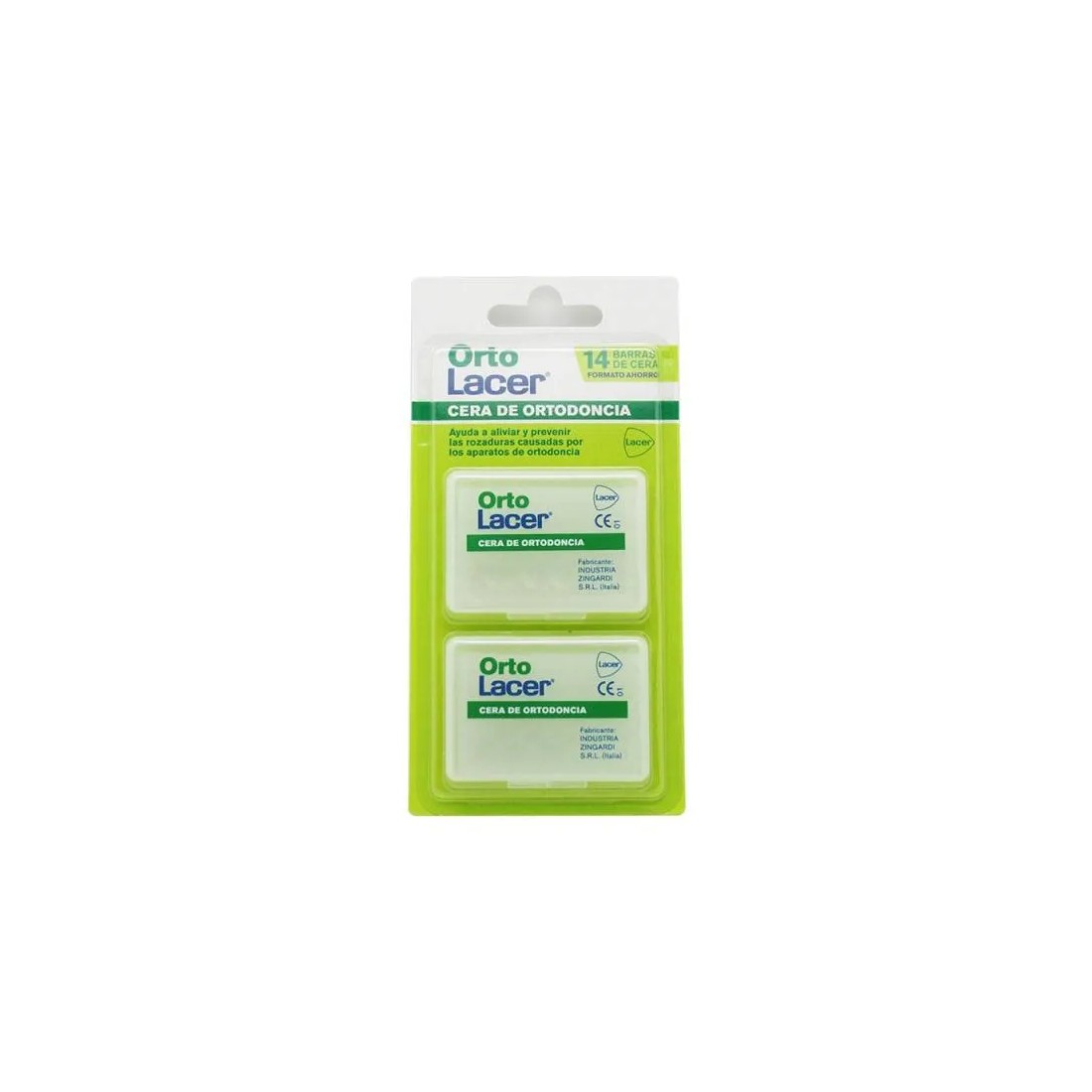 Lacer Ortolacer Duplo Cera Ortodoncia 2x7 Barras