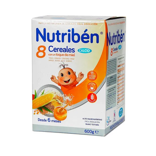 Nutriben 8 Cereales miel 600 gr