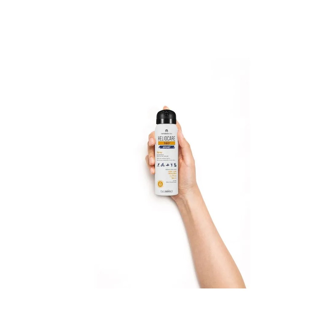 Heliocare 360° Sport Spray SPF50 100 ml tamaño