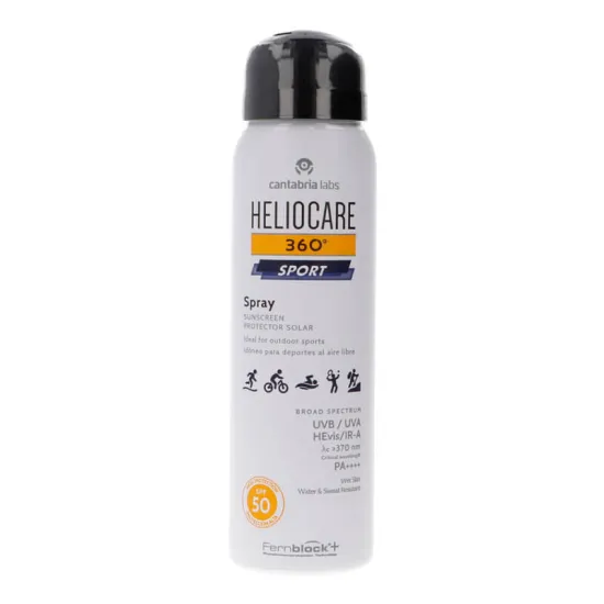 Heliocare 360° Sport Duplo Spray SPF50 2x100 ml envase