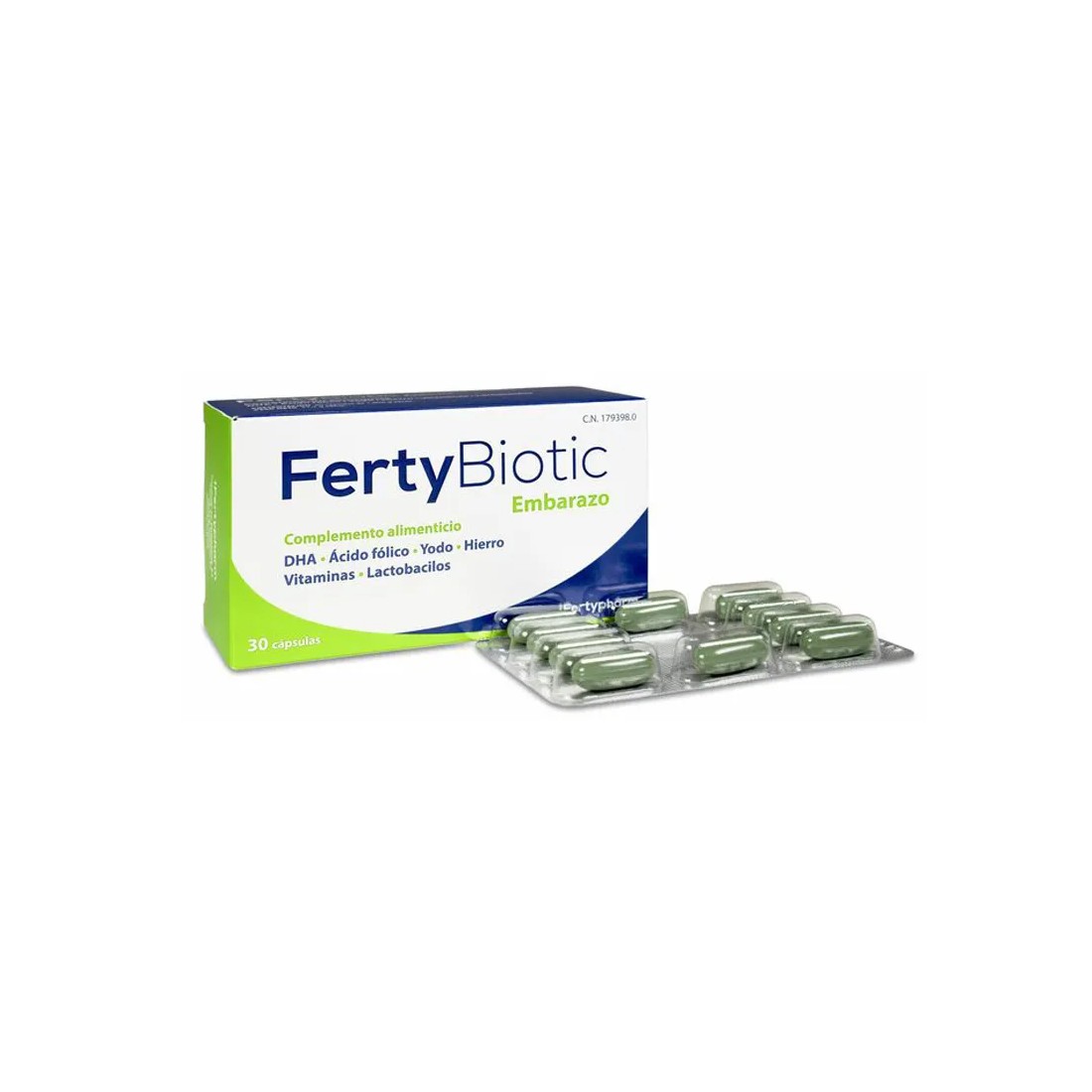 Fertybiotic Embarazo 30 Capsulas contenido