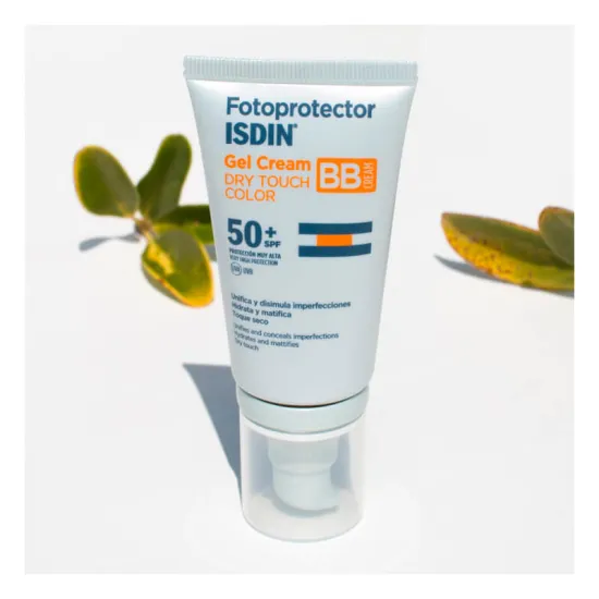 Isdin Fotoprotector BB Cream Dry Touch Color SPF50+ 50 ml envase