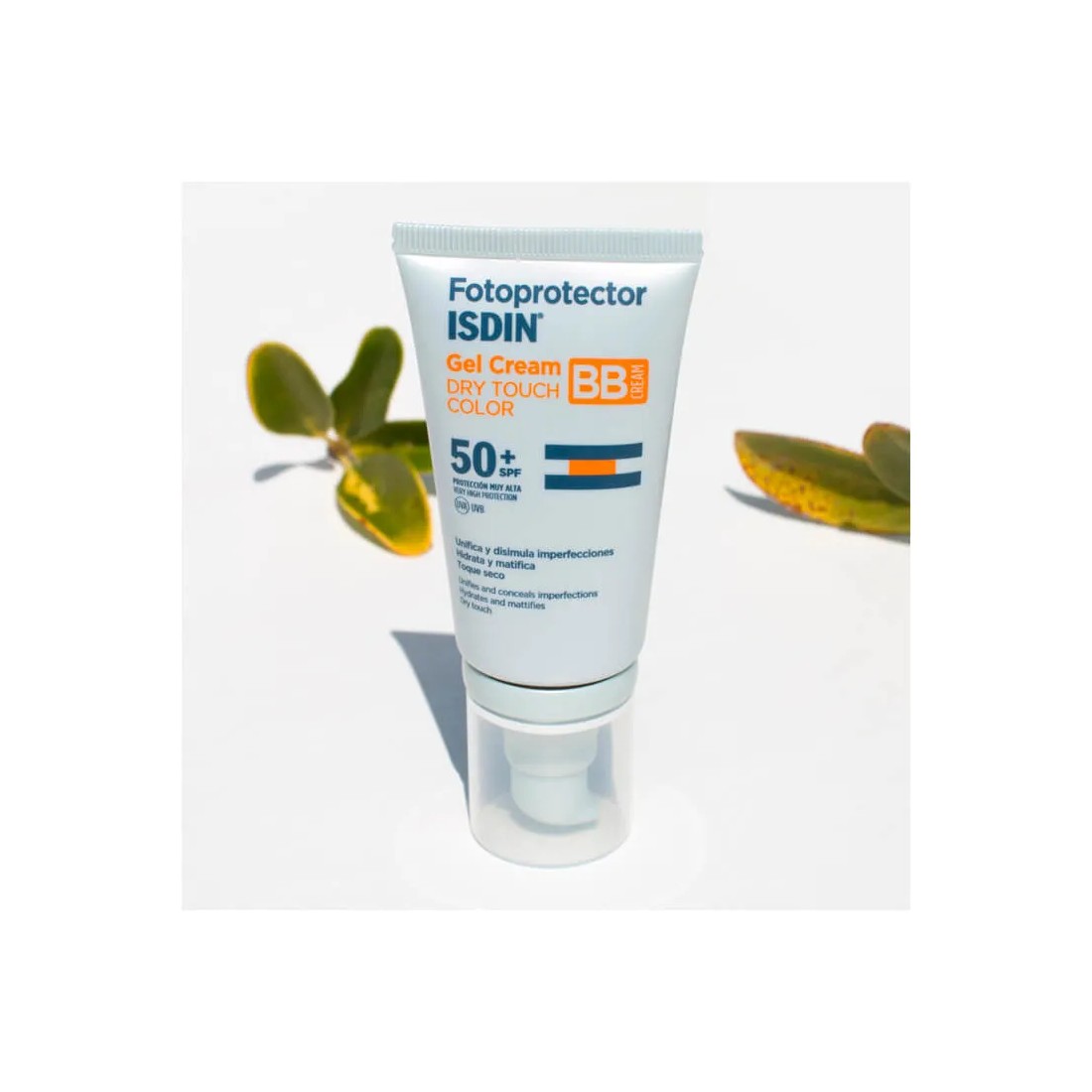 Isdin Fotoprotector BB Cream Dry Touch Color SPF50+ 50 ml envase
