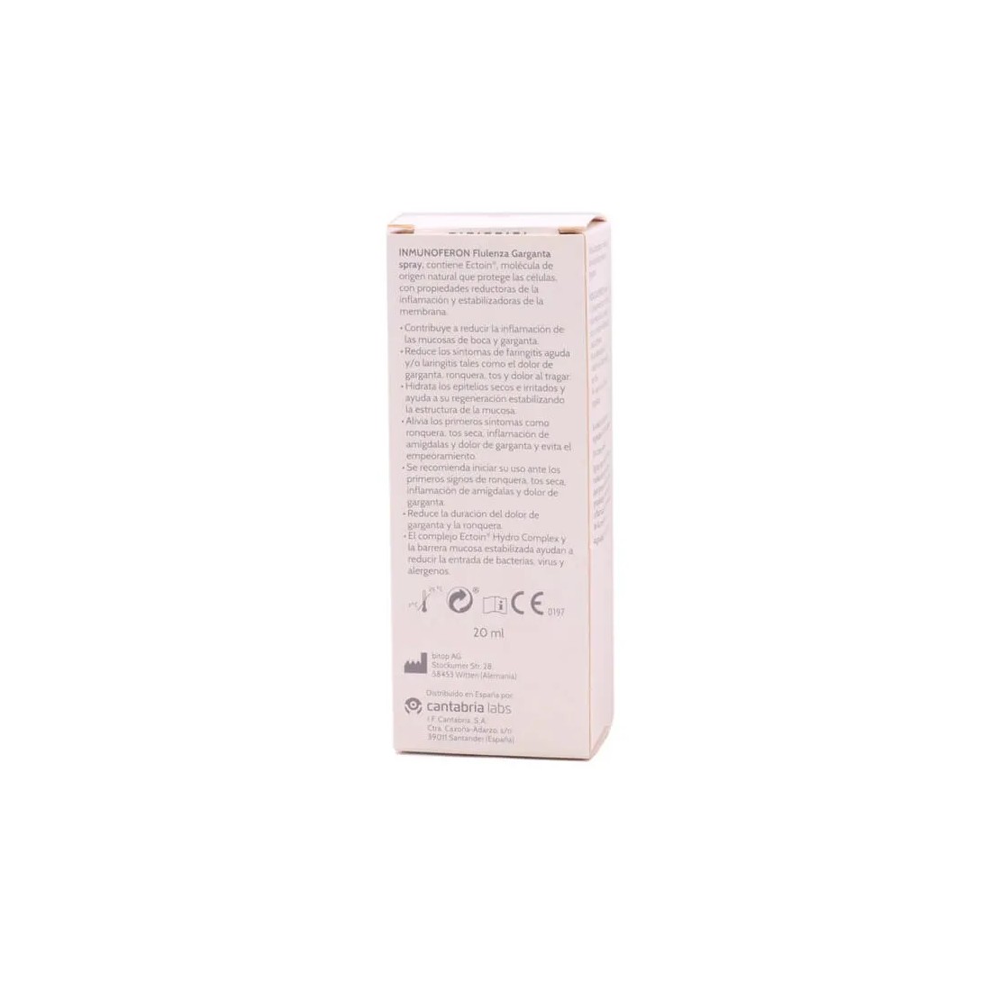 Inmunoferon Flulenza garganta spray 20 ml detalles