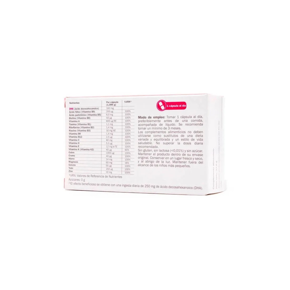 Longyvit 30 Capsulas detalles envase