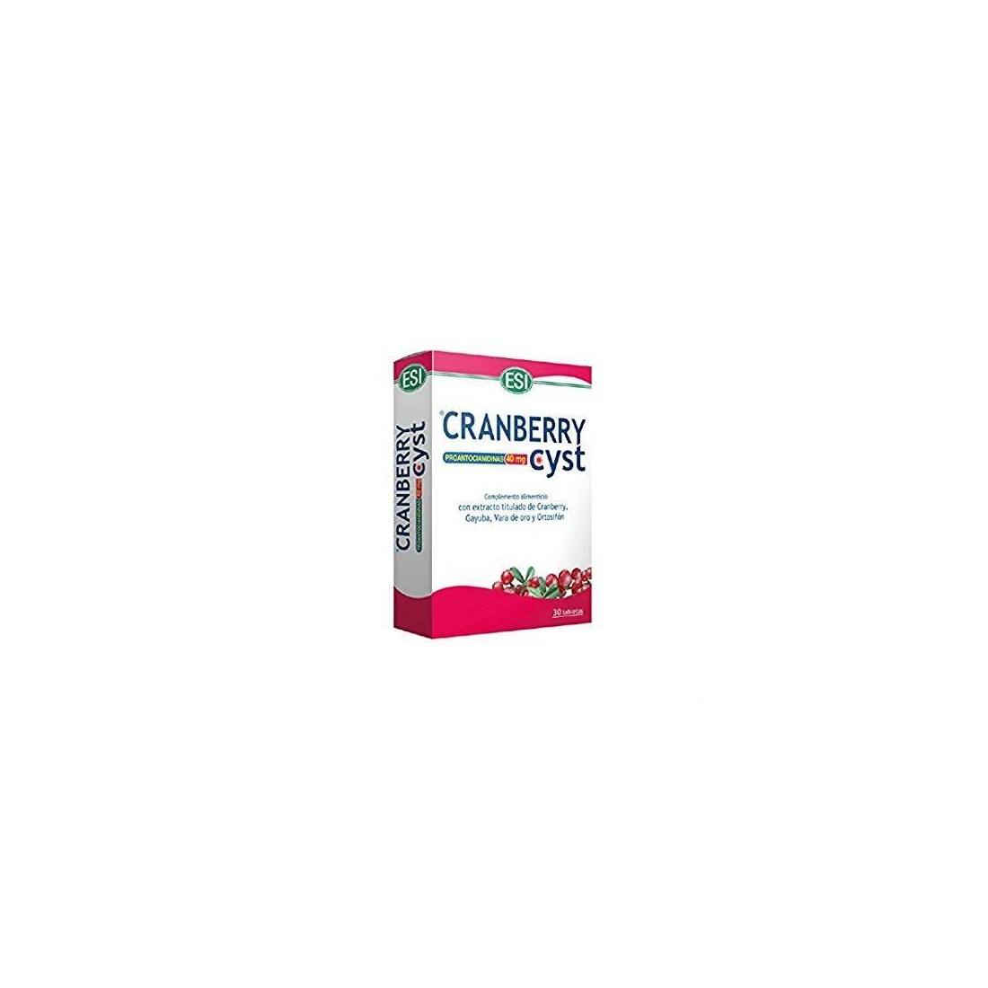 Compra Esi Cranberry Cyst Pocket Drink 30 Tabletas al mejor precio | Más Parafarmacia