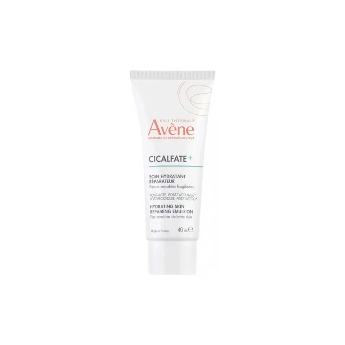 Avene Cicalfate Emulsión Reparadora Postquirúrgica y postatuaje 40 ml envase