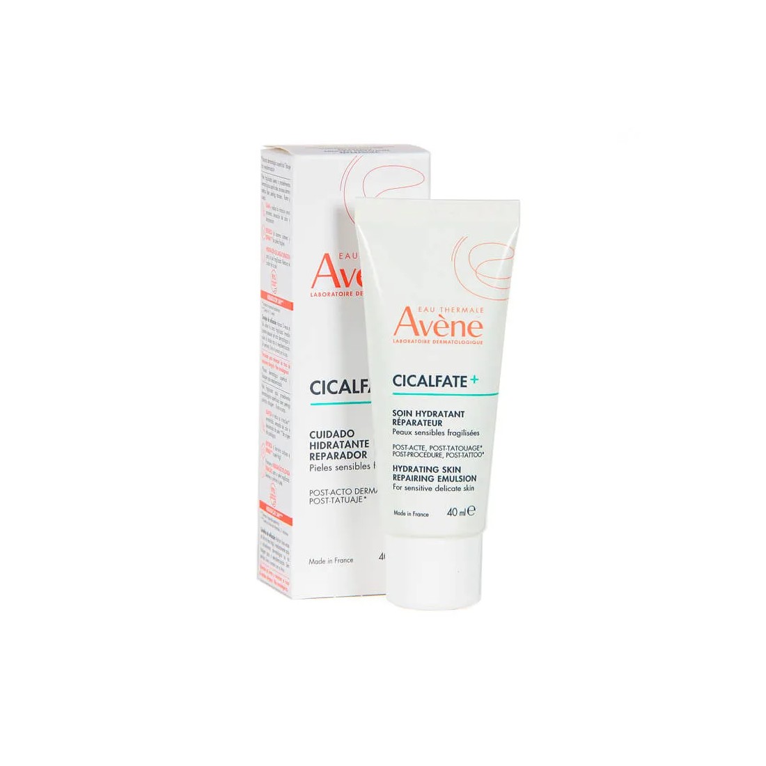 Avene Cicalfate Emulsión Reparadora Postquirúrgica y postatuaje 40 ml