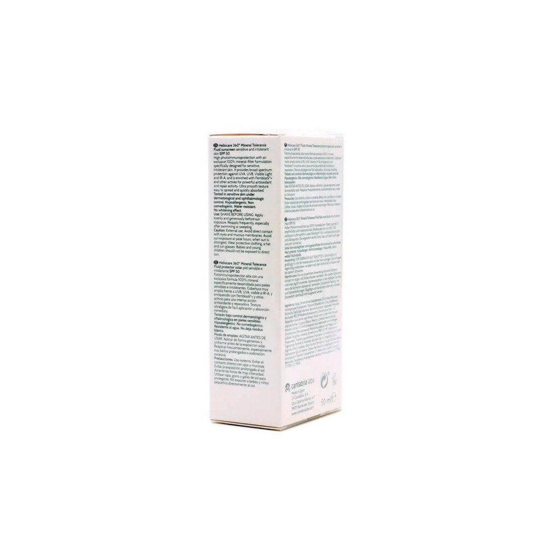 Heliocare 360º Mineral Fluid 50 ml información