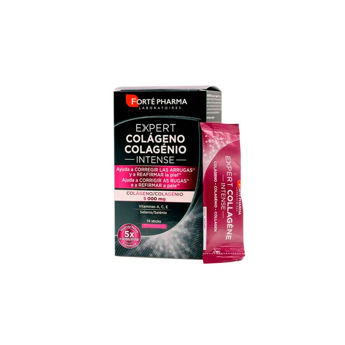 Forte Pharma Expert Colágeno Intense 14 Sticks contenido
