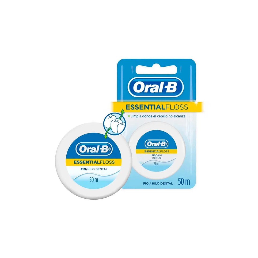 Oral B Seda Dental Essential Floss 50 M envase