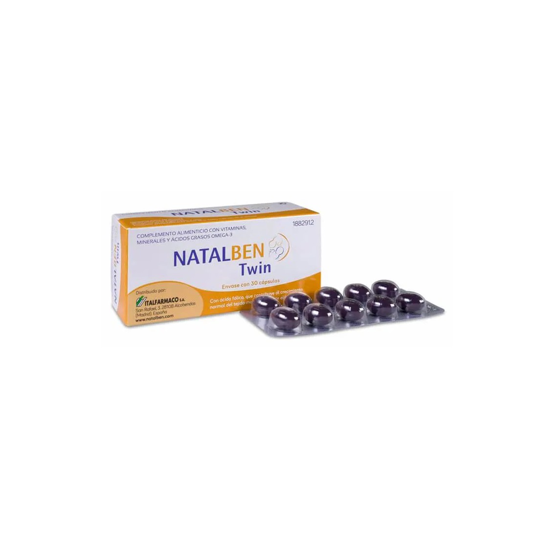 Natalben Twin 30 Capsulas contenido