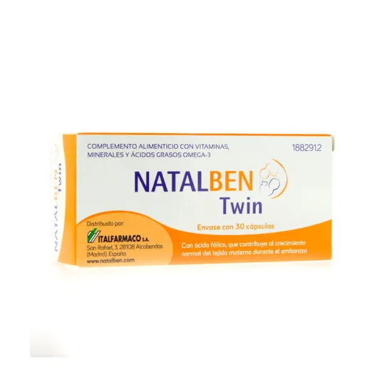 Natalben Twin 30 Capsulas envase