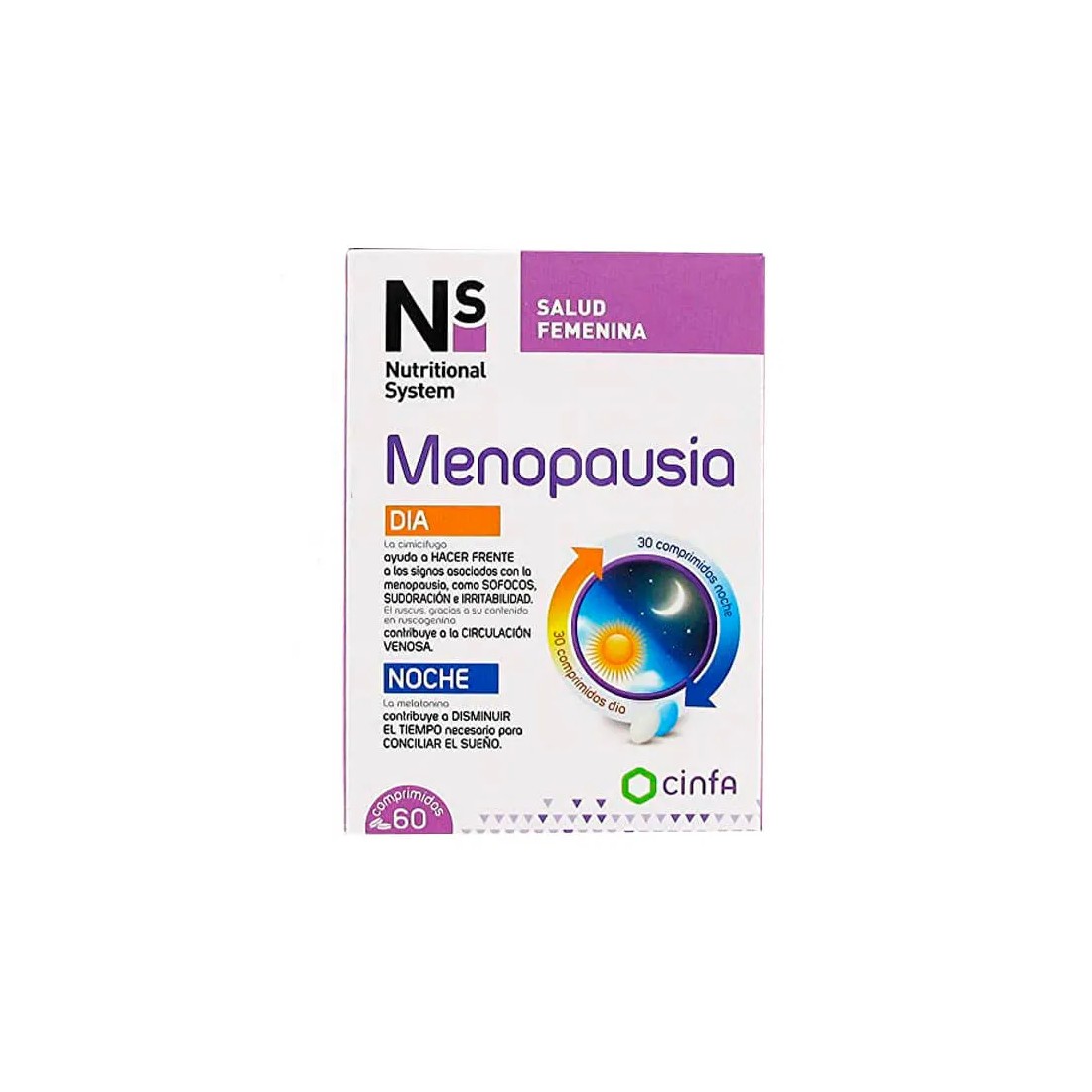 NS Menopausia 60 comprimidos envase