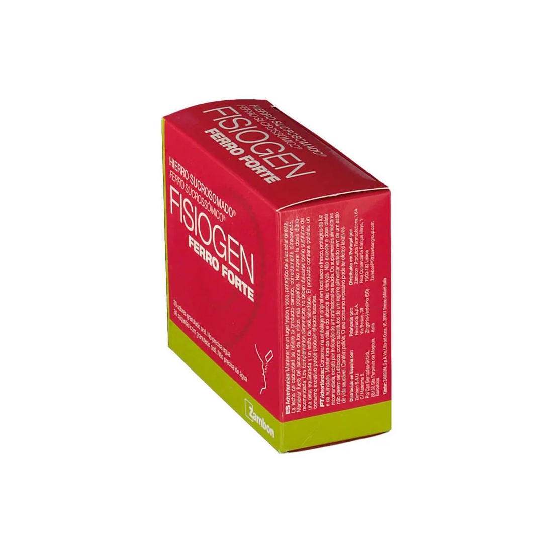 Fisiogen Ferro Forte 30 sobres envase