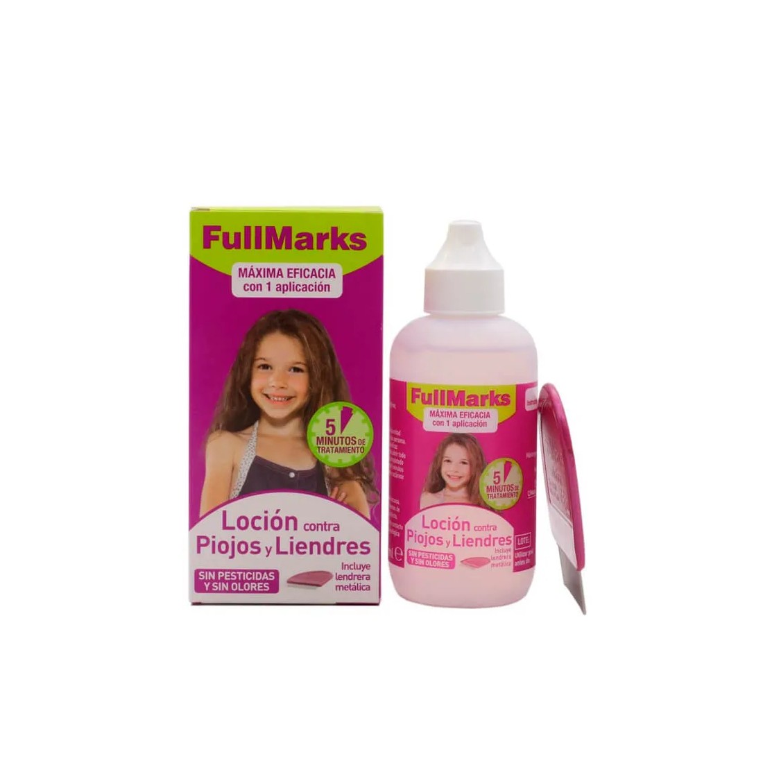 Fullmarks solución piojos y liendres 100 ml contenido