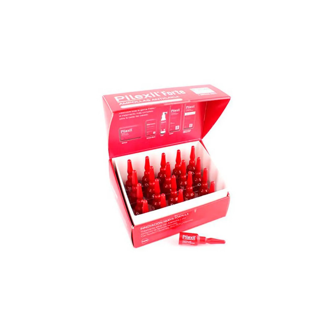 Pilexil Forte anticaída 15 ampollas de 5 ml contenido