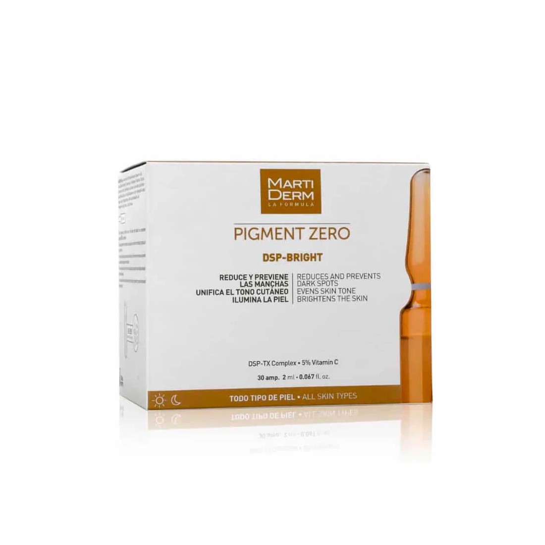 Martiderm Pigment Zero Dsp-Bright 30 ampollas envase