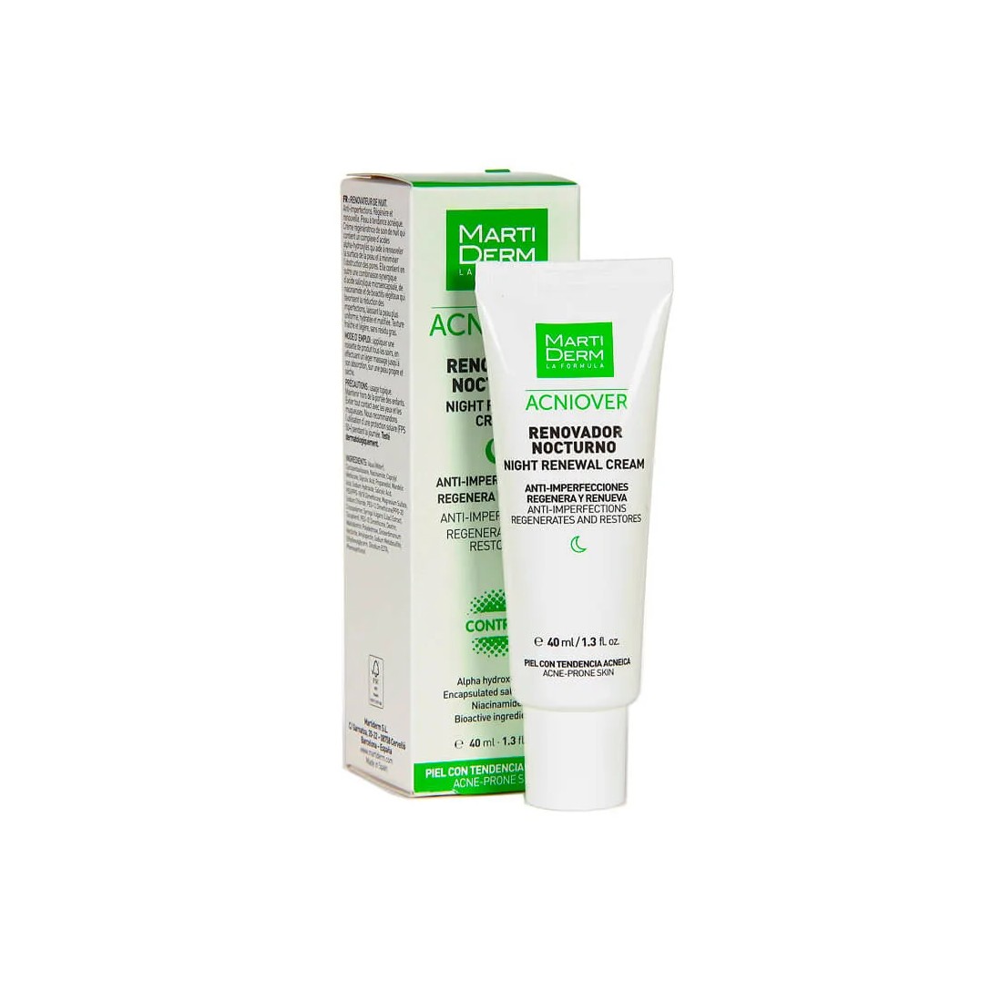 MartiDerm Acniover renovador nocturno 40 ml