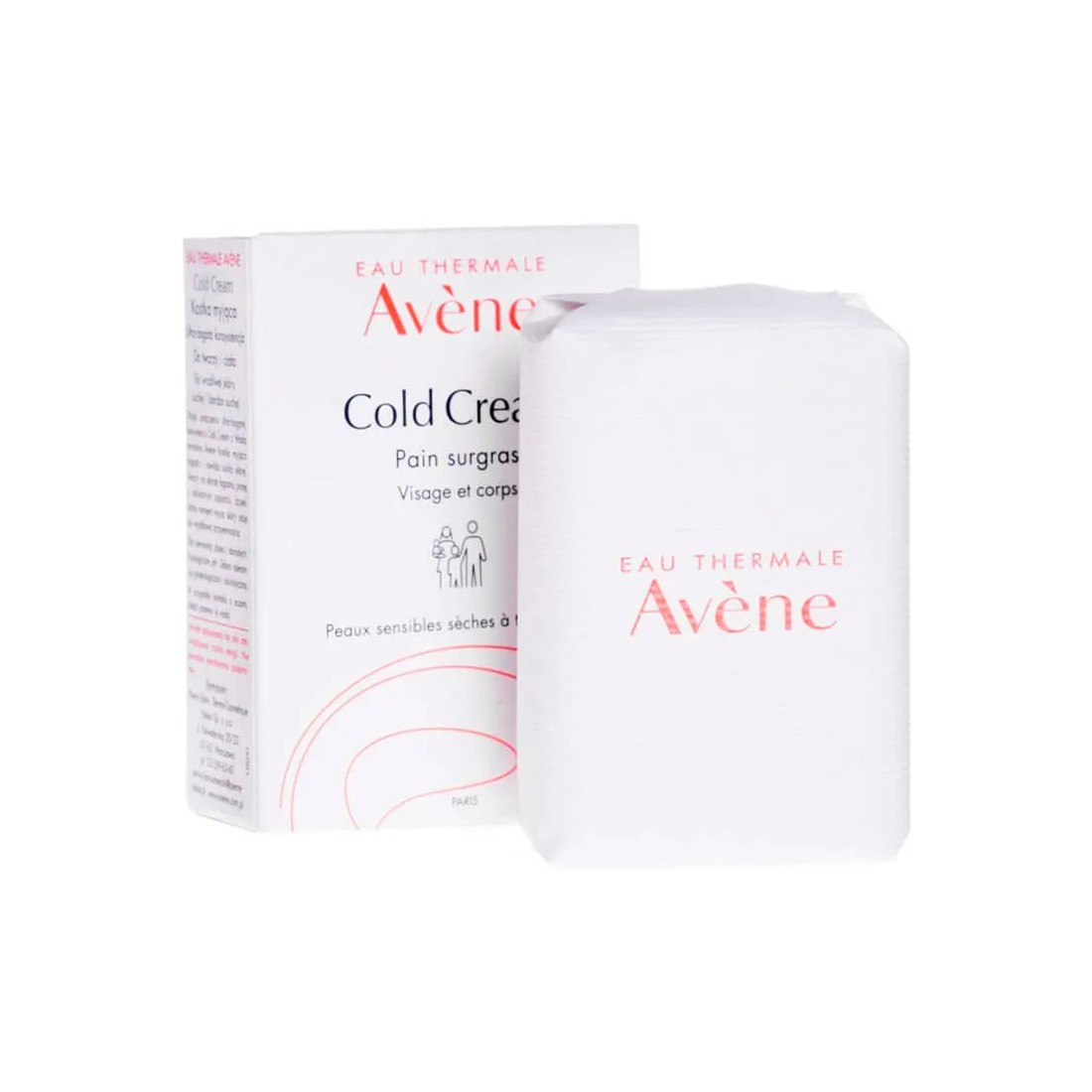 Avene Cold Cream Pan limpiador ultranutritivo 100 gr envase