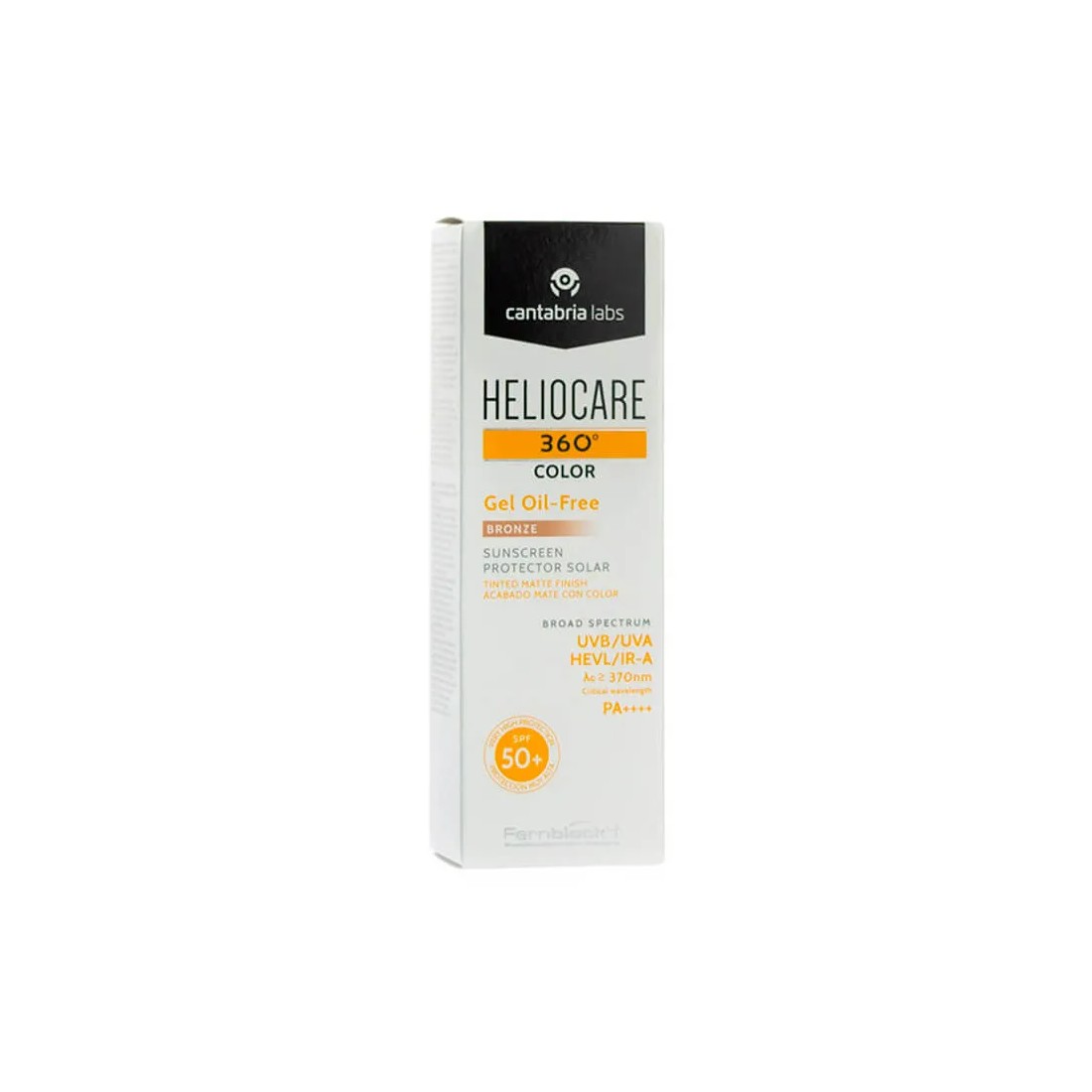 Heliocare 360° Color Gel Oil Free SPF50 Bronze 50 ml envase