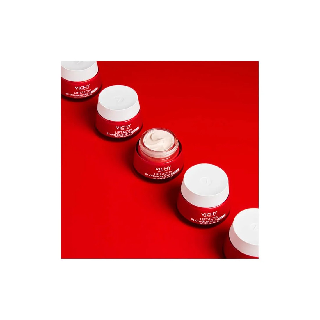 Vichy Liftactiv Crema B3 Antimanchas Oscuras SPF50 50 ml textura