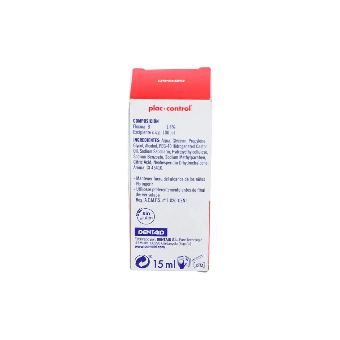 Dentaid Plac control revelador de placa líquido 15 ml detalles
