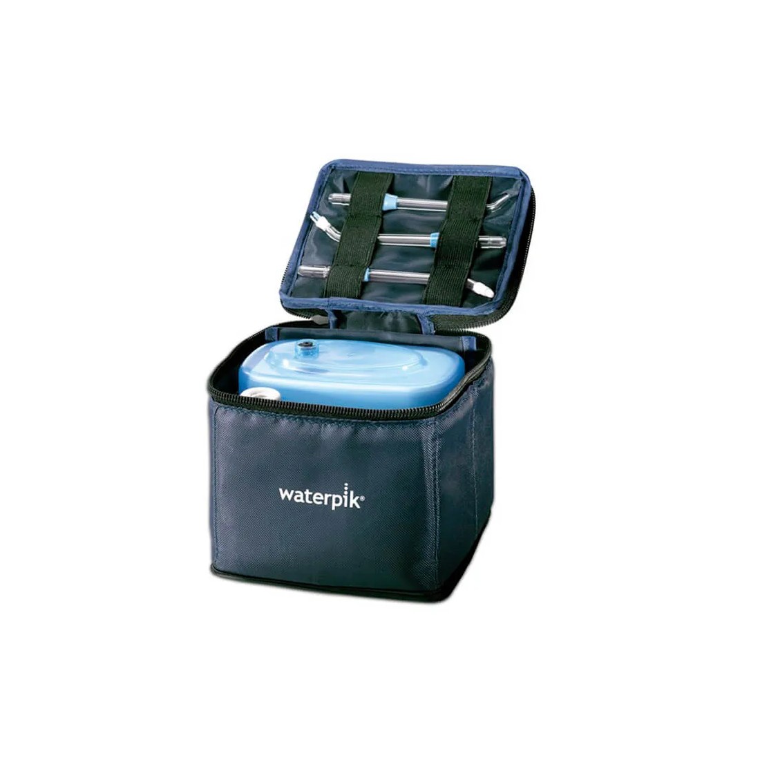 Waterpik Irrigador Wp 300 Traveler Blue contenido