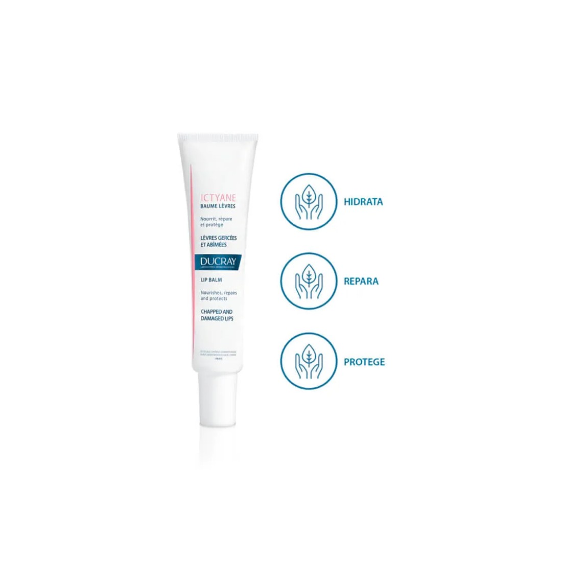 Ducray Ictyane bálsamo labial 15 ml envase
