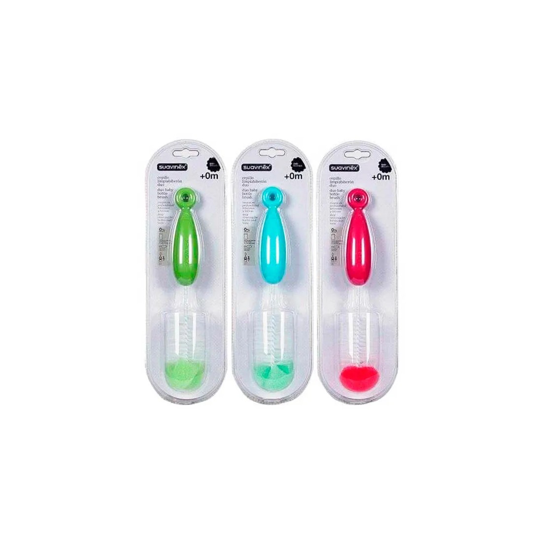 Comprar Suavinex Cepillo limpiabiberón dúo | MasParafarmacia