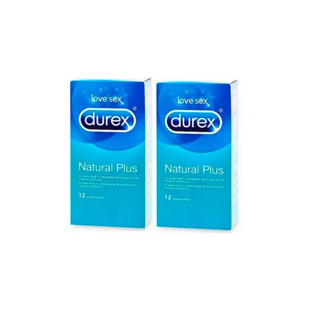 Durex Preservativos Natural Plus Duplo 2 X 12 uds