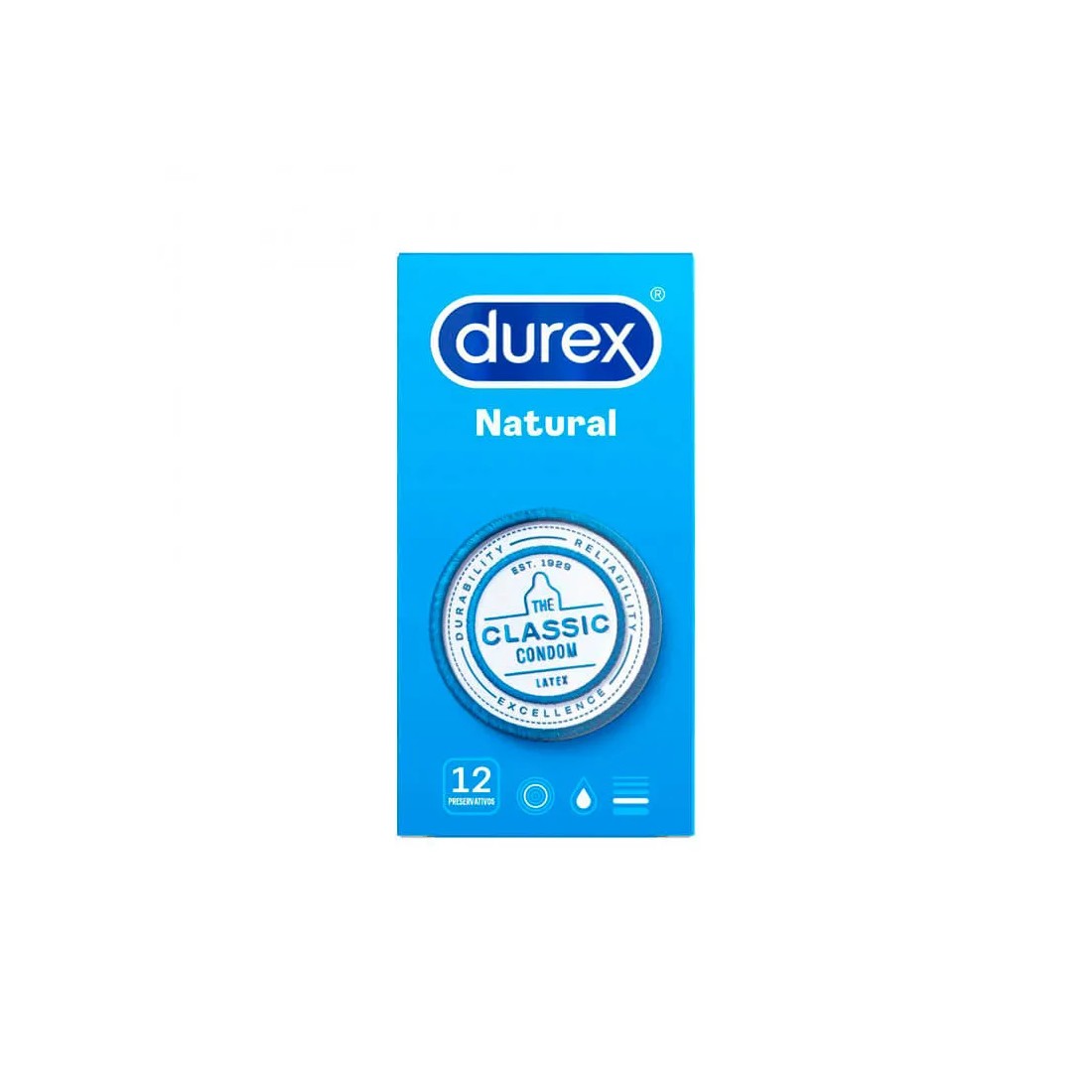 Durex Natural Plus preservativos 12 uds