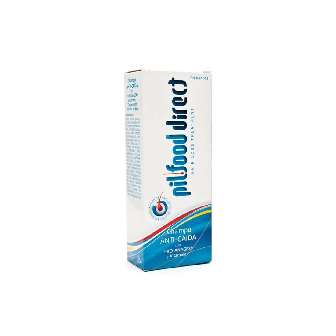 Pilfood champú anticaída 200 ml envase