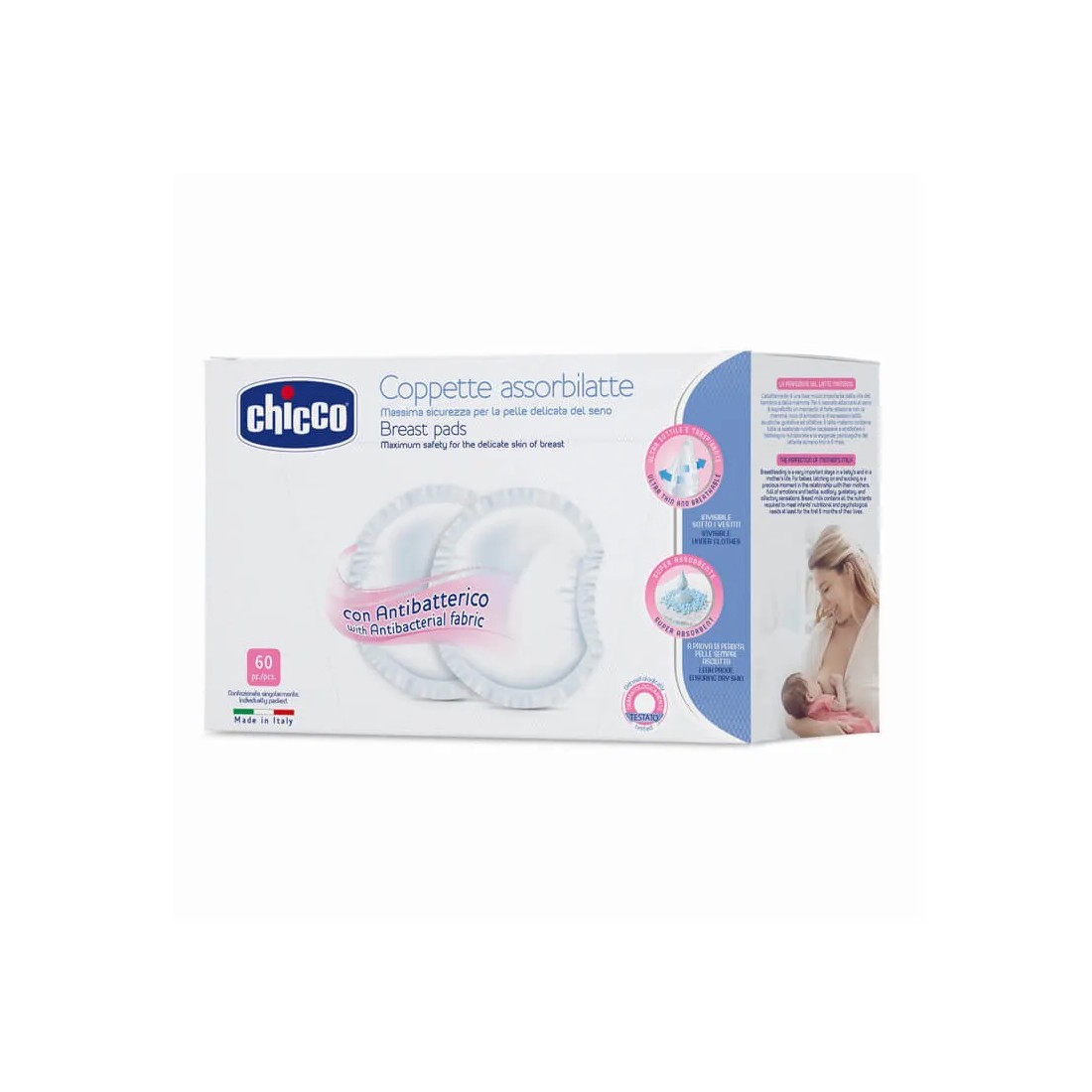 Chicco discos absorbentes 60 uds