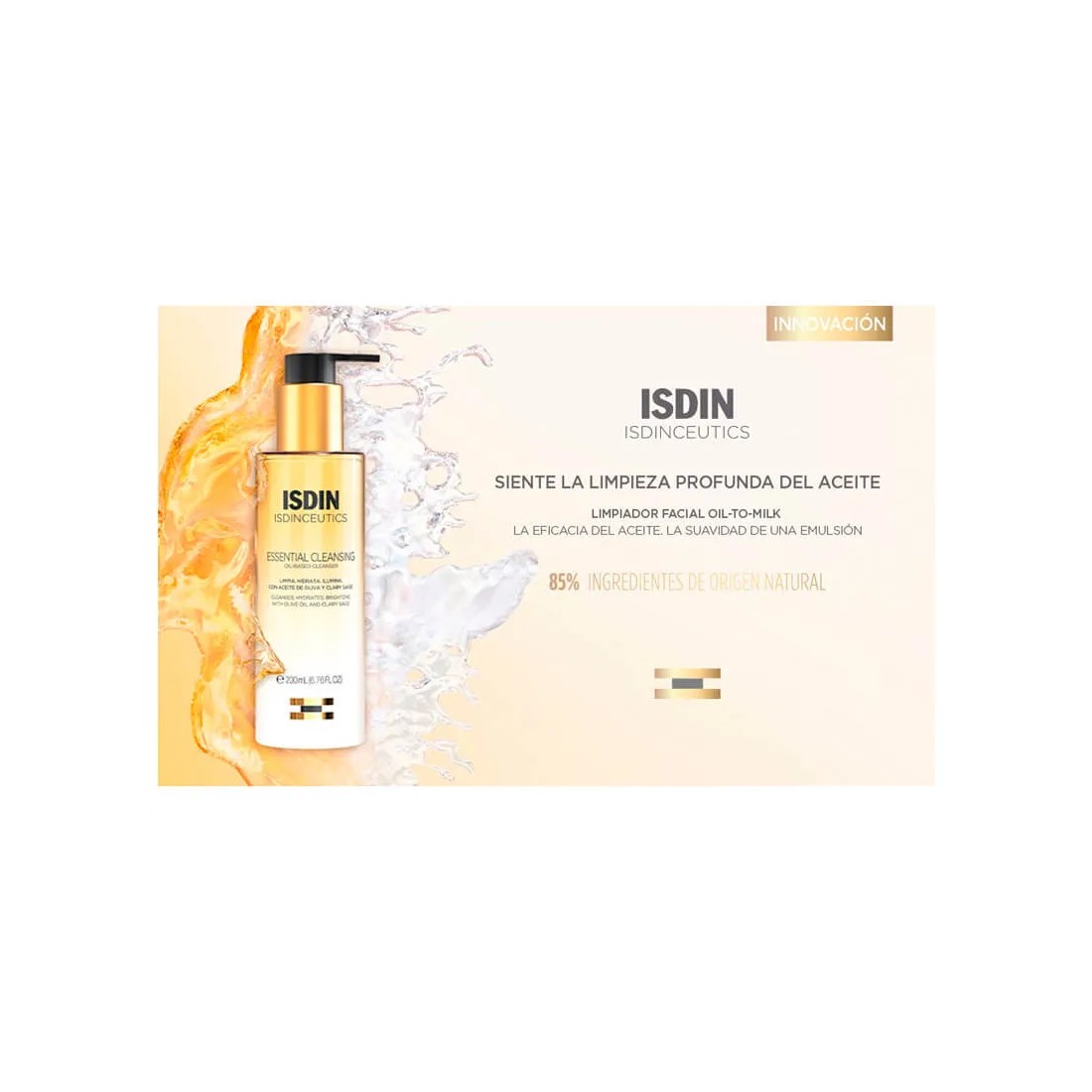 Isdin Isdinceutics Essential Cleansing 200 ml exposición