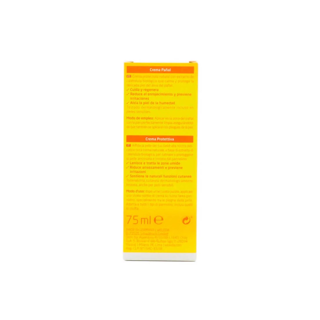 Weleda crema de caléndula 75 ml detalles