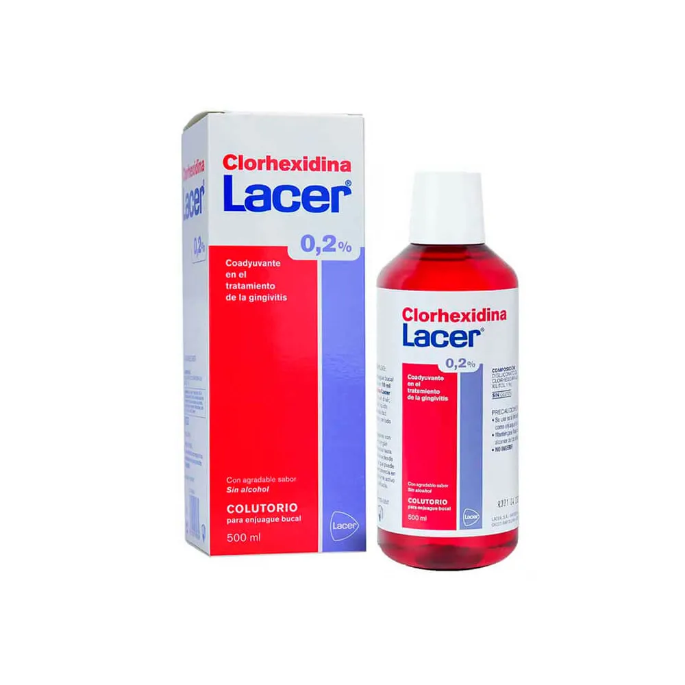 Lacer Clorhexidina 0,2% Colutorio 500 ml