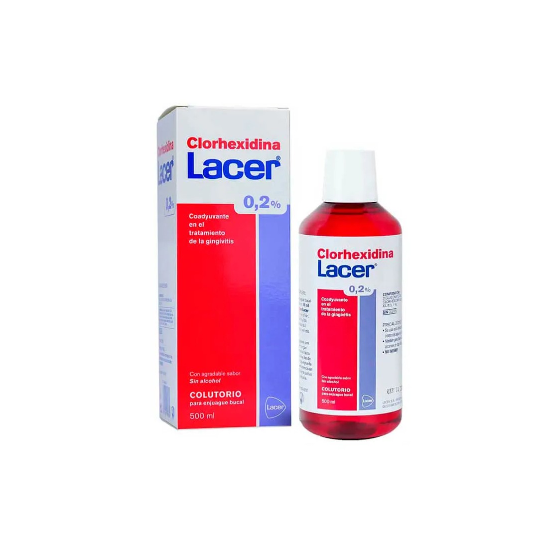 Lacer Clorhexidina 0,2% Colutorio 500 ml