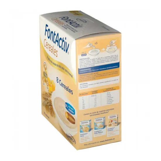 Fontactiv 8 cereales 600 gr valor nutricional