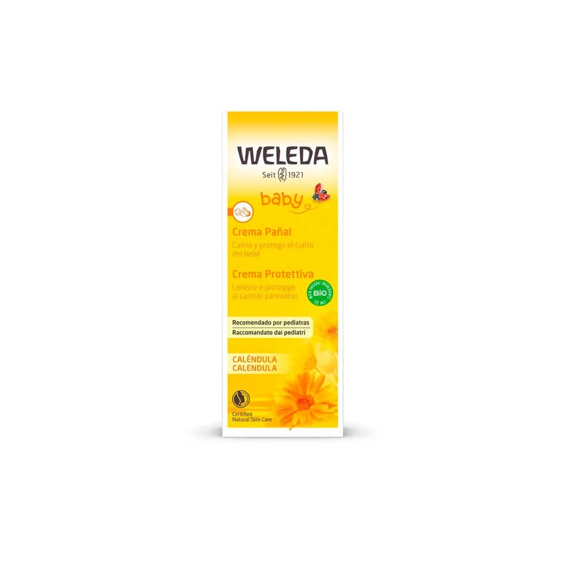 Weleda crema pañal bebe de caléndula 75 ml envase