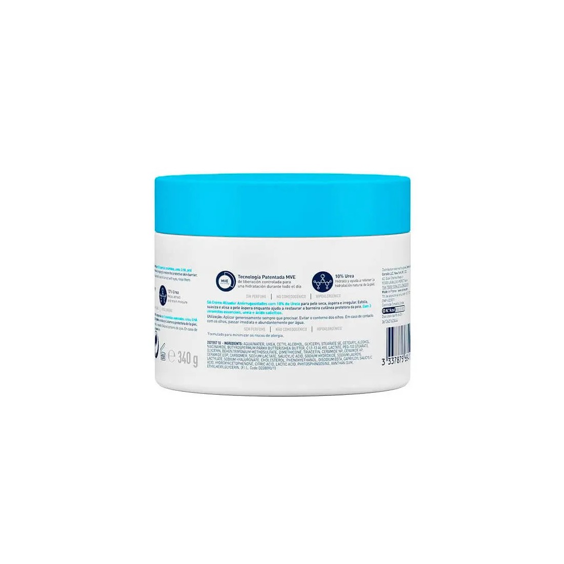 Cerave Crema Alisadora Anti-rugosidades 340 g detalles