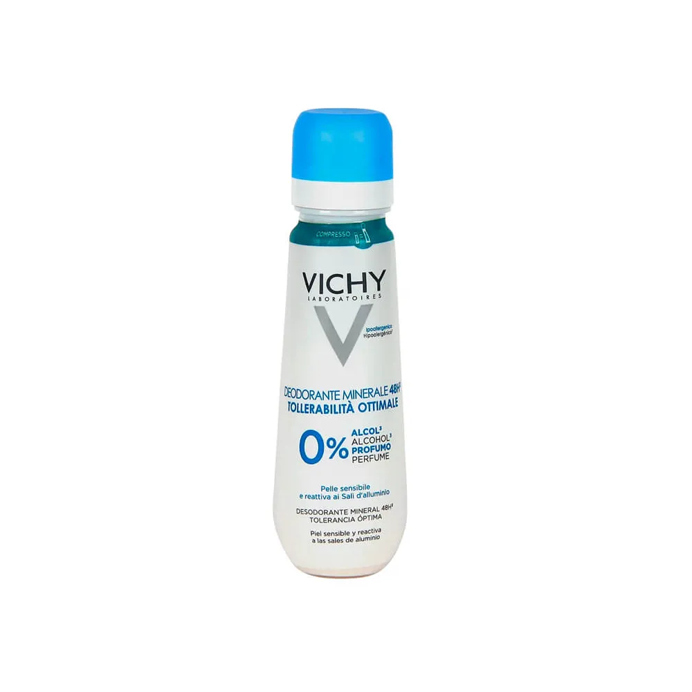 Vichy Desodorante Mineral Spray Tolerancia Óptima 48H 100 ml