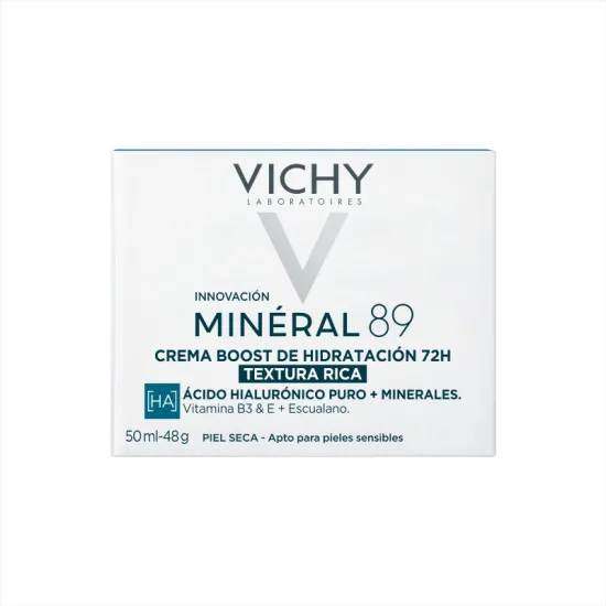 Vichy Mineral 89 Crema Hidratante Rica 50 Ml