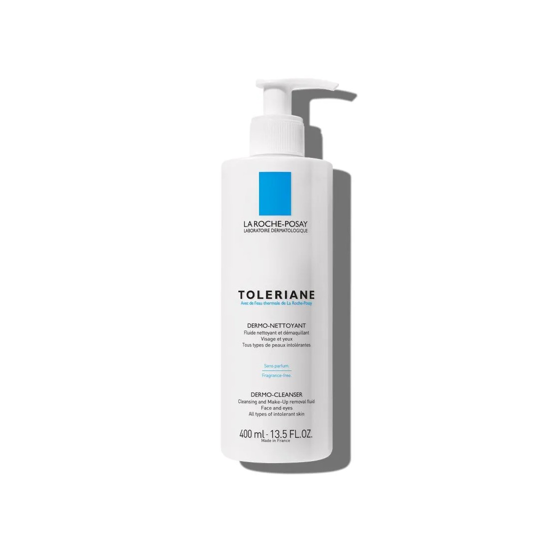 La Roche Posay Toleriane Dermolimpiador Desmaquillante y Limpiador Facial 400 Ml