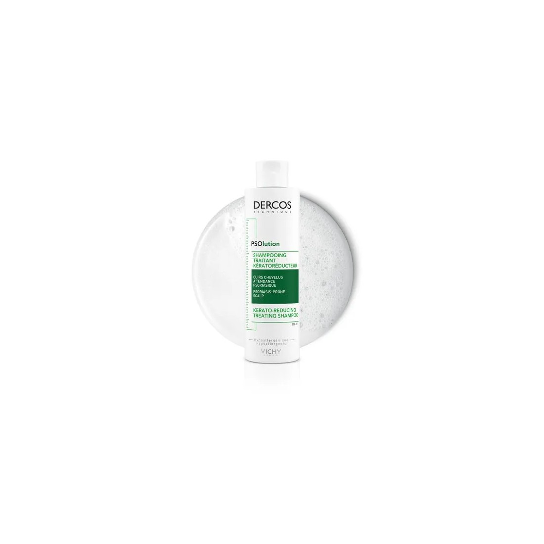 Vichy Dercos Champú Psolution 200 ml textura